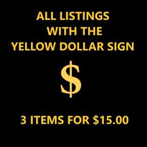 A HIP FIND CLOSET CLEAROUT - 3 ITEMS FOR $15.00